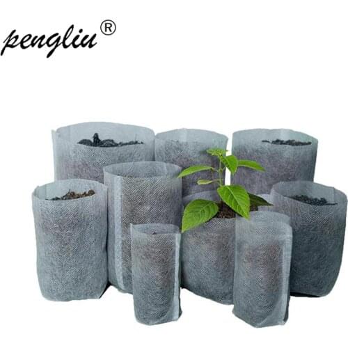 Nursery Pots Seedling-Raising Bags 8*10cm fabrics Garden Supplies Environmental Protection Full 8*10 Size 100pcs-pack IT123