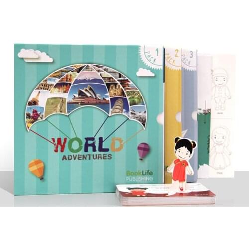 4-8 year 30 book/set World Adventures Childrens English Picture books Extracurricular books for science popularization