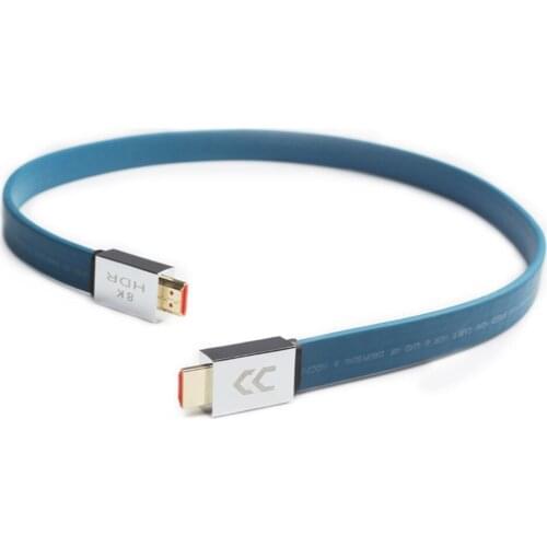 Copper Colour CC HDMI 2.0 Ultra high definition silver plate interconnecter cable 8k HDR