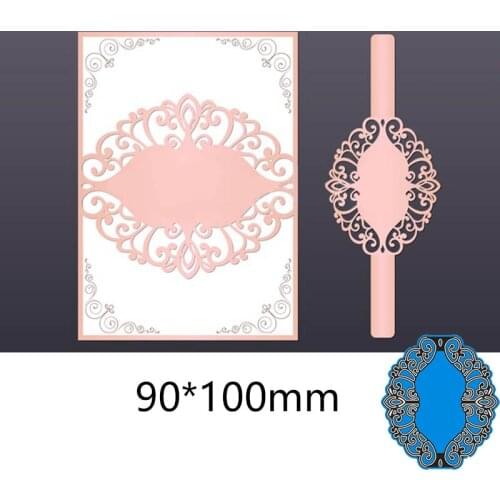 Metal Cutting Dies Irregular frame New Scrapbook paper Decoration Embossing DIY Paper Card Craft 90*100 mm