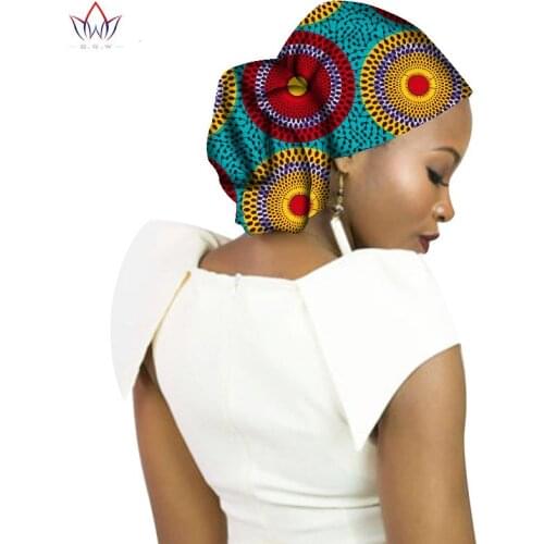 Fashion New Style African Headwear For Women Ankara Headband Decorations Wrap Tie Scarf Africa Hair Accessories BRW WYB65