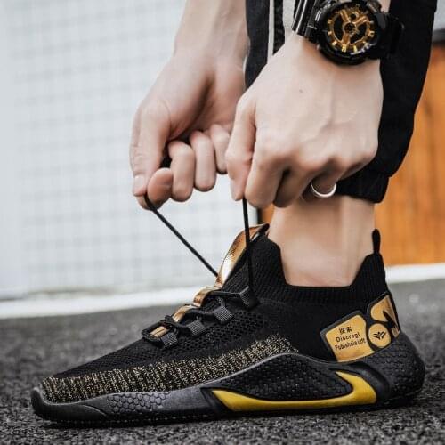 Mens shoes flying woven casual shoes mens shoes mens students sports shoes mens shoes fall/winter 2021 new mens shoes
