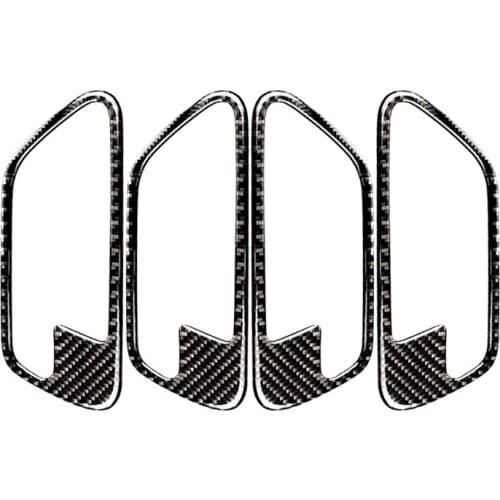 Carbon Fiber Door Handle Trim Door Sticker for BMW F30 F34 3 Series 3GT 2013-18