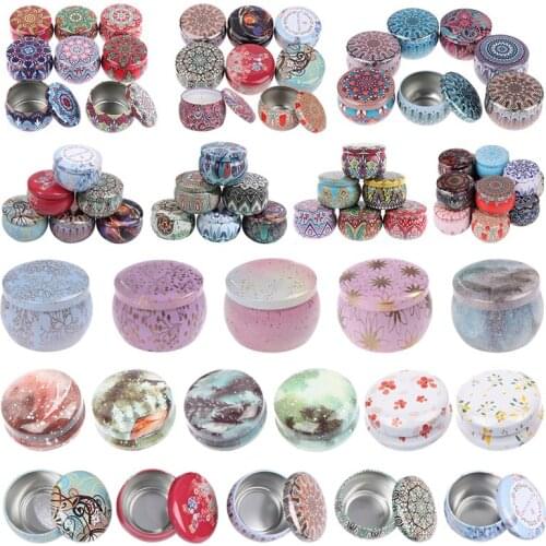 Retro Floral Tin Can Lovely Mini Gifts Jewelry Tin Box Cookie Candy Tea Storage Box Candy Gift Case DIY Tools 1PC Random Send