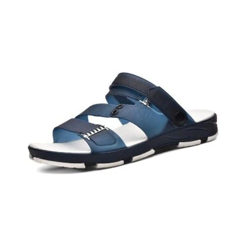 New Summer Sandals Men Beach Water Slippers Breathable Hollow Out Shoes Fashion Jelly Shoes Men Massage Sandals Hot Shoes