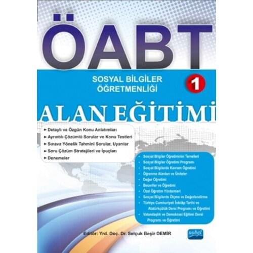 Social Studies Teacher Education 1-Area Information-ÖABT. Selcuk Five Iron. Nobel the Academic Publishing