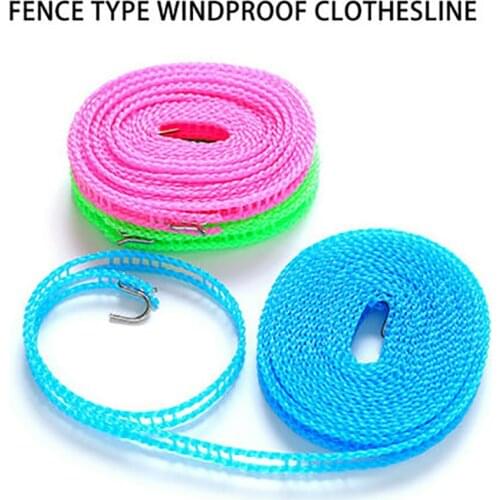 3/5/8/10M Clotheslines Hanging Rope Home Storage Clothes Dryer Non-Slip Drying Rack Clothesline Washing Line