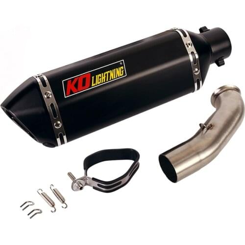 Motorcycle Exhaust Tube Middle Connect Link Pipe Muffler Tip Silencer for KTM DUKE 125 250 390 RC390 2017-2020