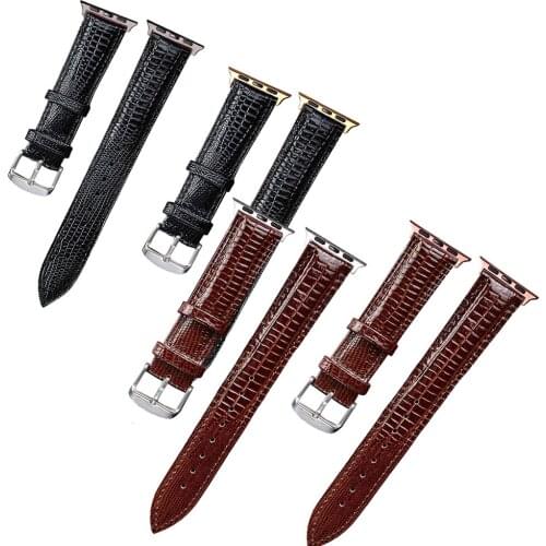 High Quality Leather Strap for Apple Watch 6 SE 44mm 40mm 42mm 38mm Leather Band for iWatch 3 4 5 Bracelet Watchband