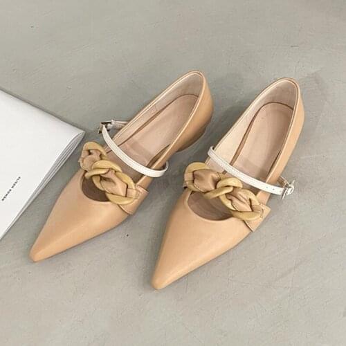 Womens Flats Shoes Summer Outdoor Casual Shoes Slip-on Loafers Shallow Pointed Toe Fashion Female Shoes New Design Flats 2021