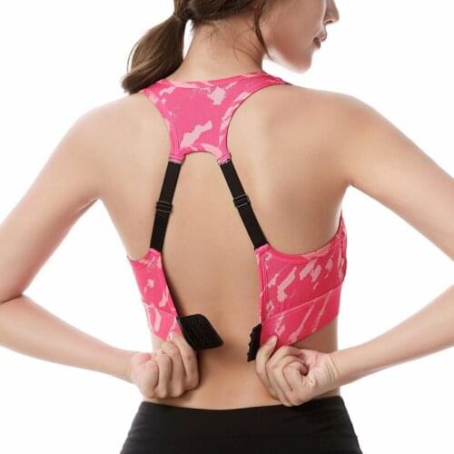 Seamless Wire Free Padded Push Up Tank Tops Sexy Lingeries Women Fitness Bra