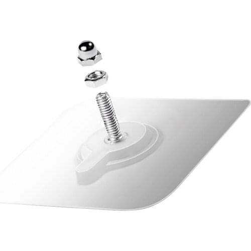 10 PCS Non-Marking Nail-Free Drilling Screws Stick Strong Adhesive Hook Stick Wall Nail Tile Wall-Mounted Invisible Suction Cup