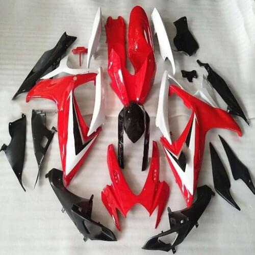 100% NEW Red Fairing For SUZUKI GSX-R600 GSX-R750 K6 2006-2007 GSX-R750 GSX-R600 Red black 06-07 GSX-R750 06-07 Fairing