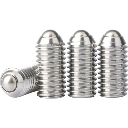 2/10X M3 M4 M5 M6 M8 M10 M12 Black Grade 12.9 304 stainless steel Hex Socket Allen Spring Ball Plunger Grub Point Set Screw Bolt