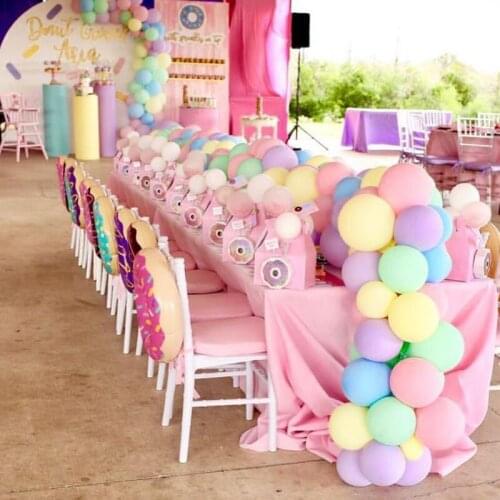 30pcs 5 Inch Macarons Color Pastel Candy Balloons Latex Round Helium Baloons For Birthday Party