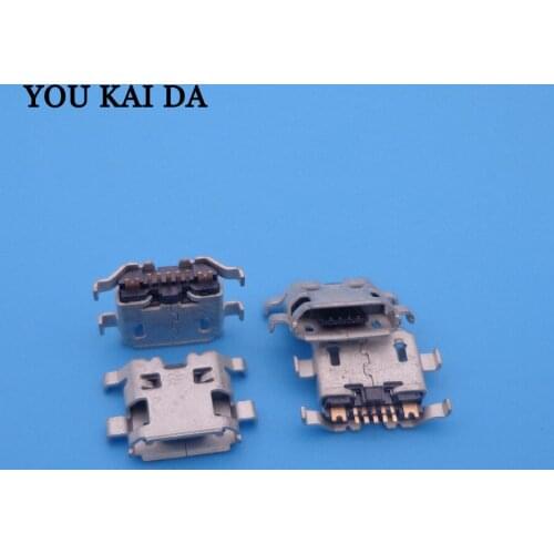 30pcs Tablet PC Smartphone Charge socket Micro USB Connector 7-pin 4 feet micro USB jack connector for charging blackberry 9900