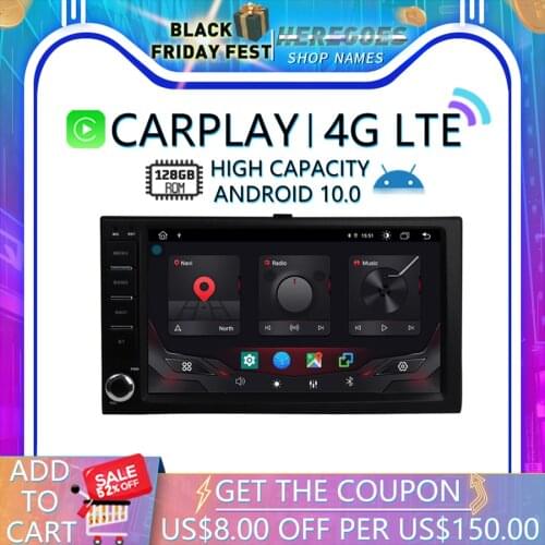 Carplay DSP Android 10.0 Car DVD Player 4GB 128B GPS Map Bluetooth 5.0 RDS Auto Radio For KIA Cerato Sportage Sorento Spectra