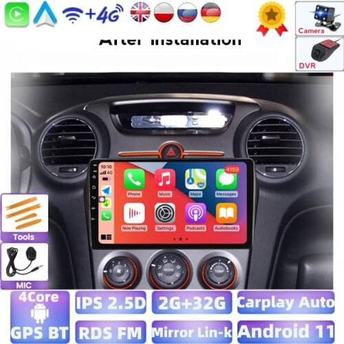4core Android Car Radio Multimedia Video Player For Kia Carens 2007 2008 2009 2010 2011 Support FM Transmitter Radio Tuner/SWC