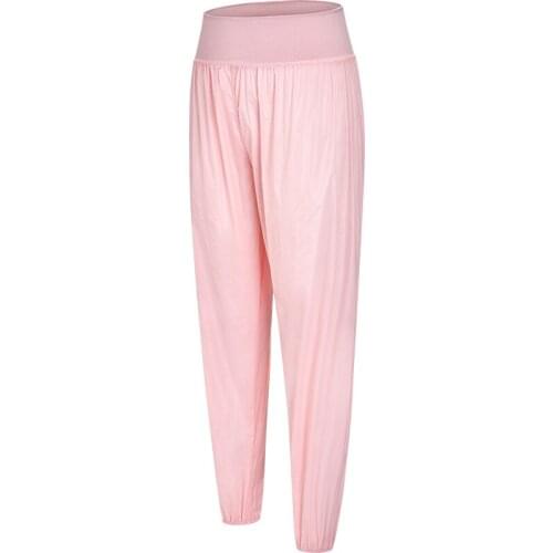 Ballet Dance Pants For Adult Warm Up Dancer Outfit Pink Gymnastics Baggy Pants Ballerina Costume Ballet Tutu Dancewear JL2399