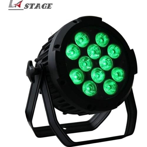 Free Shipping 12x18w 6 In 1 Led Par Can Rgbwa Uv Led Par Can Light LED DJ Equipment Controller Discos KTV Music Light