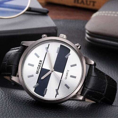 Luxury Top Fashion Sleek Minimalist Fashion With Strap Dial Mens Quartz Watch Gift Watch Minimalist Fashion Ultra Thin Watches