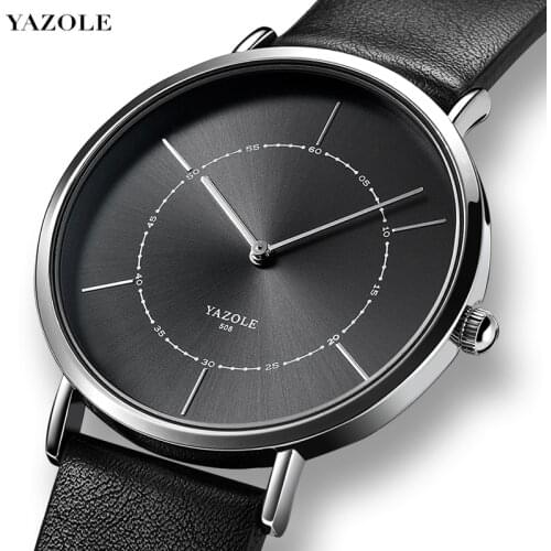 YAZOLE 2021 New Minimalist Watch Men Ultra Thin Watches Simple Men Casual Waterproof Male Clock Quartz Watch Relogio Masculino
