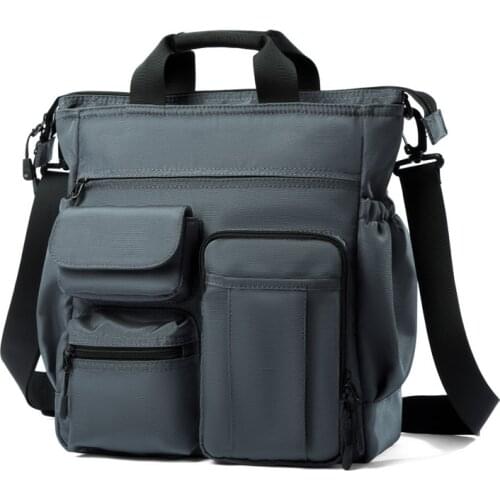 100% High Quality Man Business Hand Bag Male Single Shoulder Bags for Ipad Urban Daily Carry Bag Crossbody Pack with Many Pocket