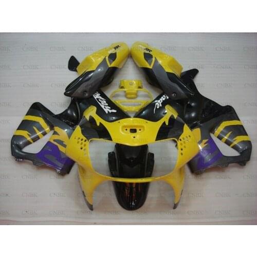 For CBR 919RR 1998 - 1999 Full Body Kits for Honda Cbr919RR 1998 Yellow Black Fairing CBR900 919 1999 Body Kits Unpainted