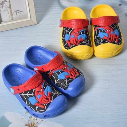 Disney Summer Fashion Children Sandals For Boys Girls Beach Slippers Cartoon Kids Shoes EVA Resistance Breathable Antislip Baby