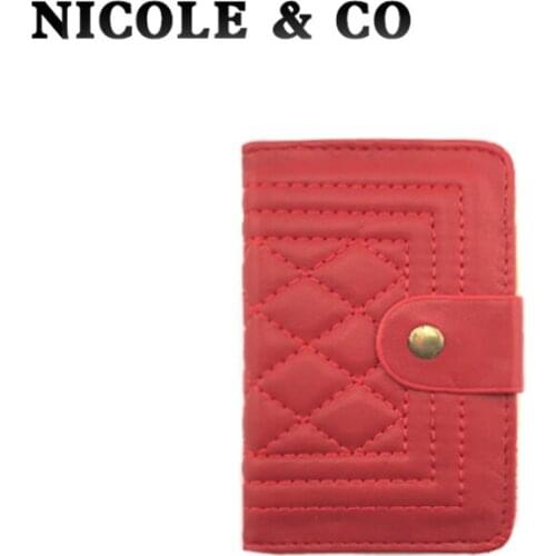 Кожаные визитницы NICOLE & CO China At AliExpress