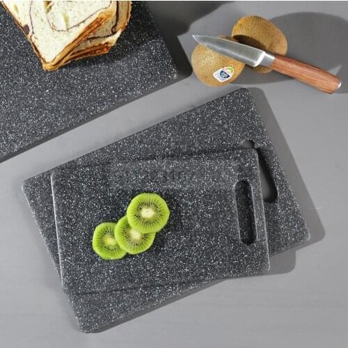 New Square Cutting Board Marble Board Environmental Protection Cutting Board Plastic Kitchen Fruit Vegetable Cutting Board