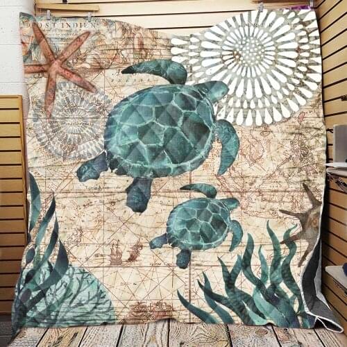 New Soft Breathable Cartoon 3D Tortoise Blanket Kids Quilt Blanket For Air-Conditioning Bedspread Bed Cover Home Textiles