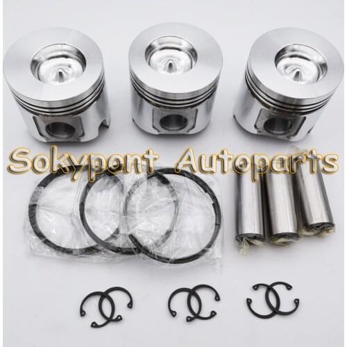 New STD 3TNE84 Cylinder Piston And Piston Ring Kit For Yan-mar YM Excavator Engine