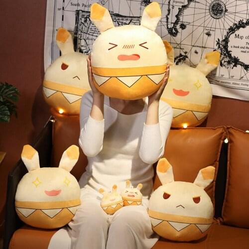 Hot Game Genshin Impact Project Klee Pillow Yellow Doll Cosplay Plush Toys Kawaii Cartoon Accessories Props For Friends Gift