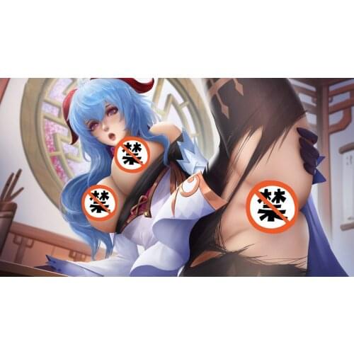 Print silk or canvas video games genshin impact sexy girl art poster 16x24 24x36 inch custom living room bedroom hanging picture