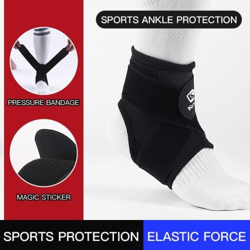 Ankle Protector Elastic Bandage Wrap Sleeve Brace Polyester Ankle Support Basketball Foot Sports Relief Pain nakefit tobilleras