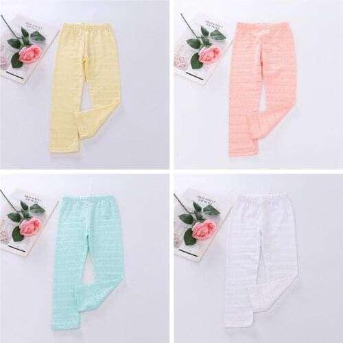 0-7 T Girls Multi Color leggings Solid Cotton leggings spring autumn dancing legging for girls pants