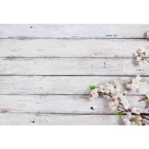 Flowers wood-plank backgrounds baby photography vinyl clothes photo backdrops for photographer studio video accessories lv-196