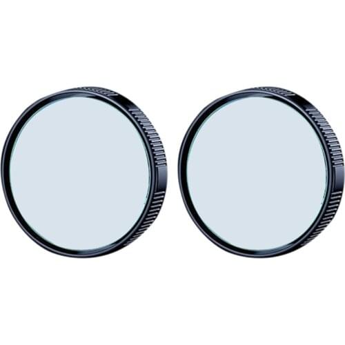 Blind Spot Mirror Round High Defination Glass Convex Rear View Auxiliary Mirror with Wide Angle Adjustable for Cars