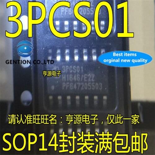 10Pcs ICE3PCS01 3PCS01 SOP14 250kHz Power factor controller switching frequency in stock 100% new and original