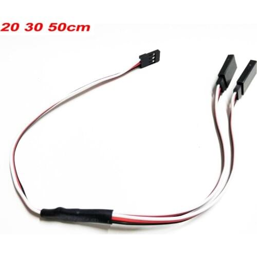 150mm 300mm 500mm RC Servo Y Extension Wire Cable 30 Cores Dupont Line Futaba Plug For Extended Connection RC Model Accessories