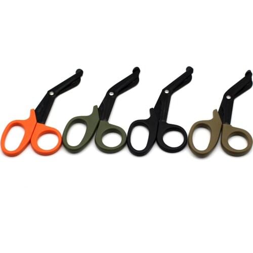 18.3cm EMT EDC Tactical Multi Function Rescue Scissor Trauma Gauze IFAK Emergency First Aid Shear Outdoor Home Utility Tijera