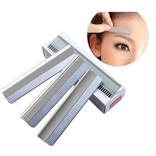 Shaver sharp Makeup Eye steel artist Womens Bikini used Shaper Trimmer platinum Brow Eyebrow stainless blades Make Up Tools