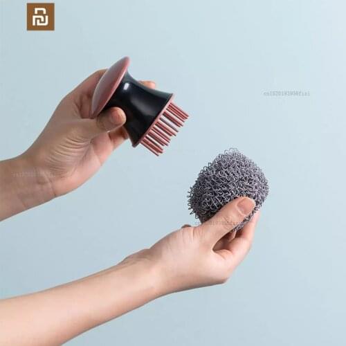 Xiaomi cleaning brush Nano pot brush detergent cleaning ball, can wash frying pans, bowls, plates, kitchen supplies, gadgets