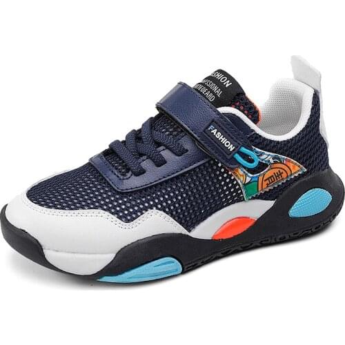 Children Shoes For Kids Sneakers Boys Casual Shoes Girls Sneakers Breathable Mesh Running Footwear Trainers Hook&Loop 2021