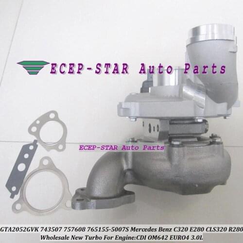 E- Turbo 765155 765155-0009 765155-0007 765155-0004 757608-0001 757608-0004 A6420900280 A6420901480 For Chrysler W211 W461 W164