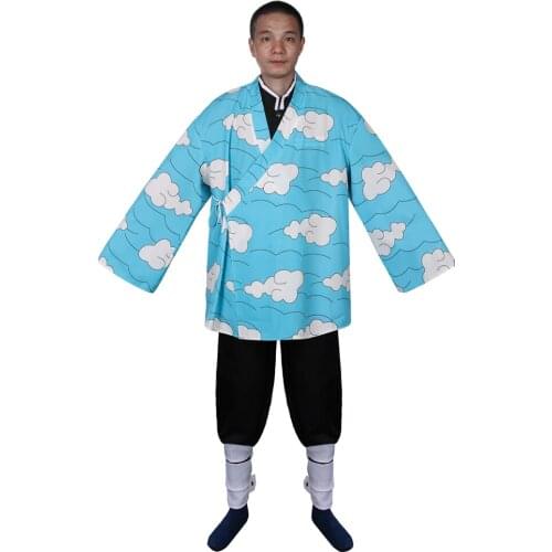 Urokodaki Sakonji Costume Full Set Demon Slayer Haori Tanjirous Master Kimetsu no Yaiba Kimono Uniforms Cosplay Outfits