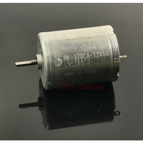Micro Round 24mm MABUCHI RK-370CA-12450 Carbon Brush DC Motor 12V-24V 8000RPM High Speed Engine Flat Shaft DIY Toy Hobby Model