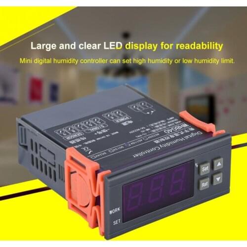 20pcs Digital Air Humidity Control weather station WH8040 Measuring Range 1%~99% Temperature with control