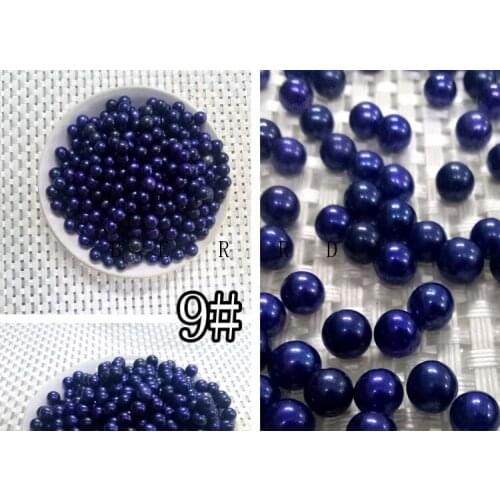 Fashion Trendy Loose Pearl Round Pearl 6-7MM AAAA Colorful Akoya Pearl Beads 100pcs/Lot Colored Akoya Oyster Loose Pearl Beads